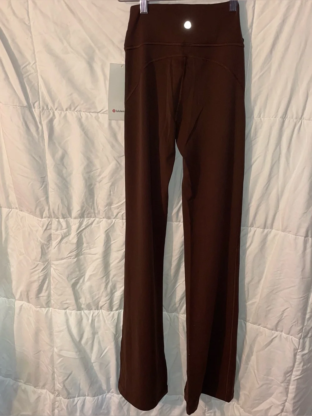 NWT Lulu Lemon Brown Flared Leggings Women 4